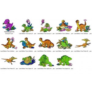 Collection 14 Land Before Time Embroidery Designs Collection 03